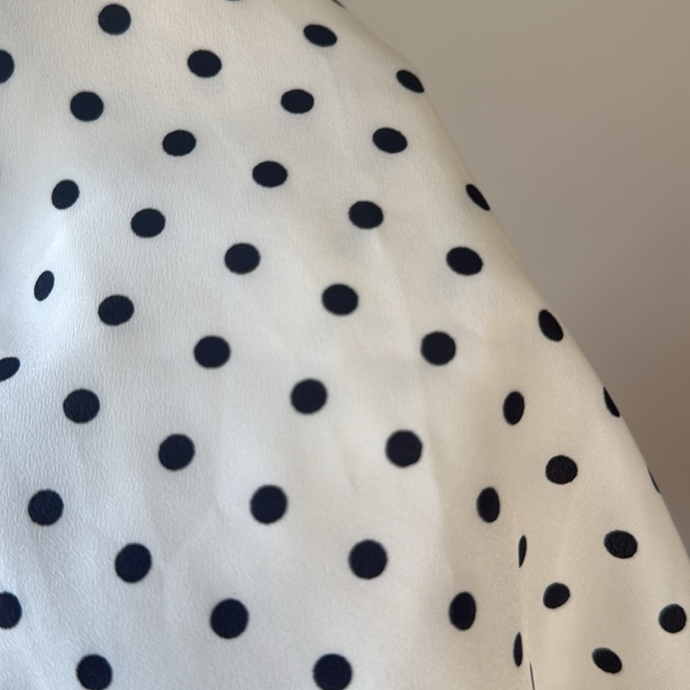 J. Crew White and Black Polka Dot Spaghetti Strap Sundress 14 - Picture 3 of 7